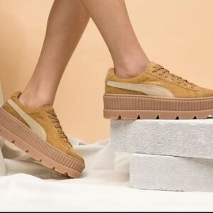 Puma X Fenty By Rihanna Creeper Chunky Suede Platform Sneakers Shoes